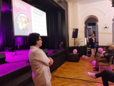 Event wyborczy Obywatelskiego Wielunia – prezentacja kandydatki na burmistrza Wielunia Elżbiety Urbańskiej-Golec i kandydatów do Rady Miasta